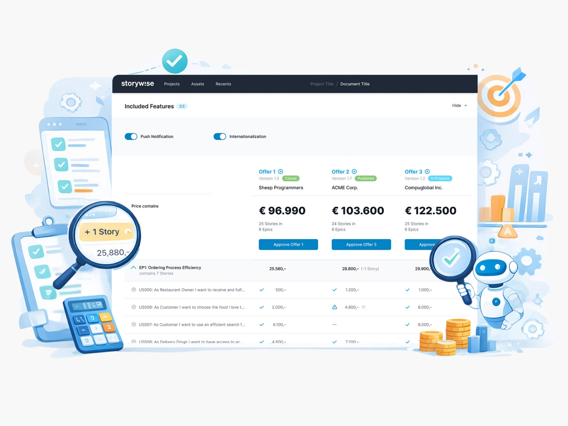 Side-by-Side Comparisons Made Easy: Choosing the Best Software Proposal